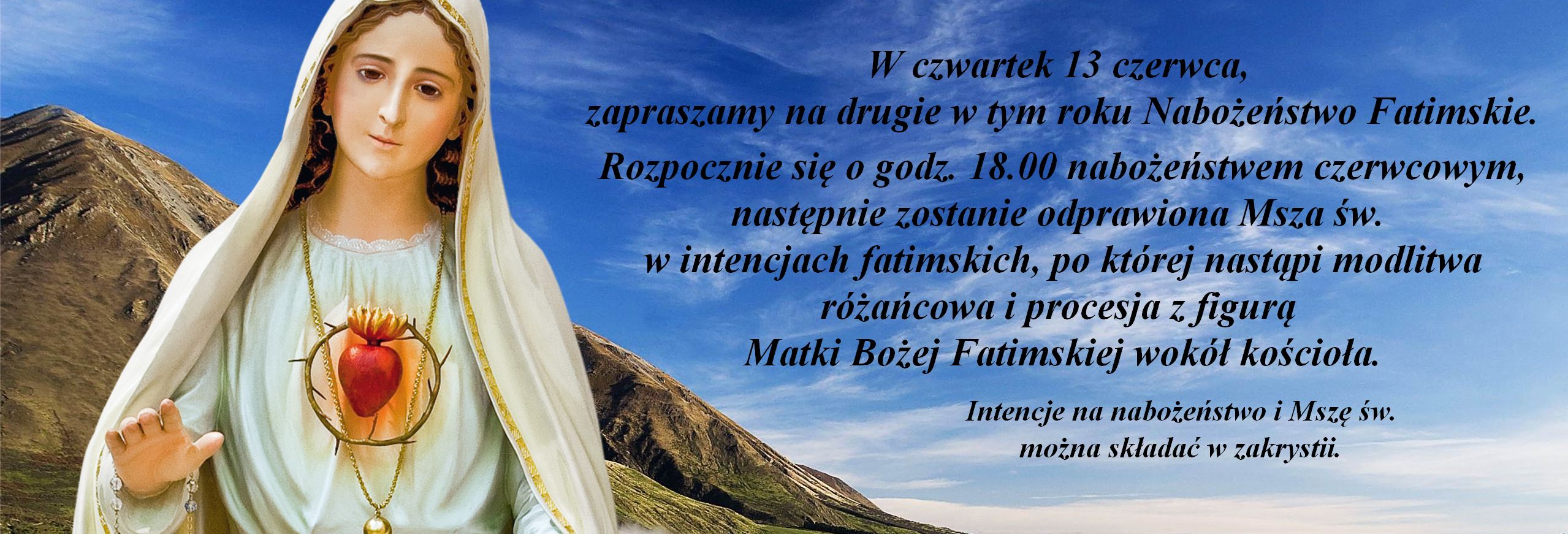 Nabożeństwo Fatimskie 16.06.2024 