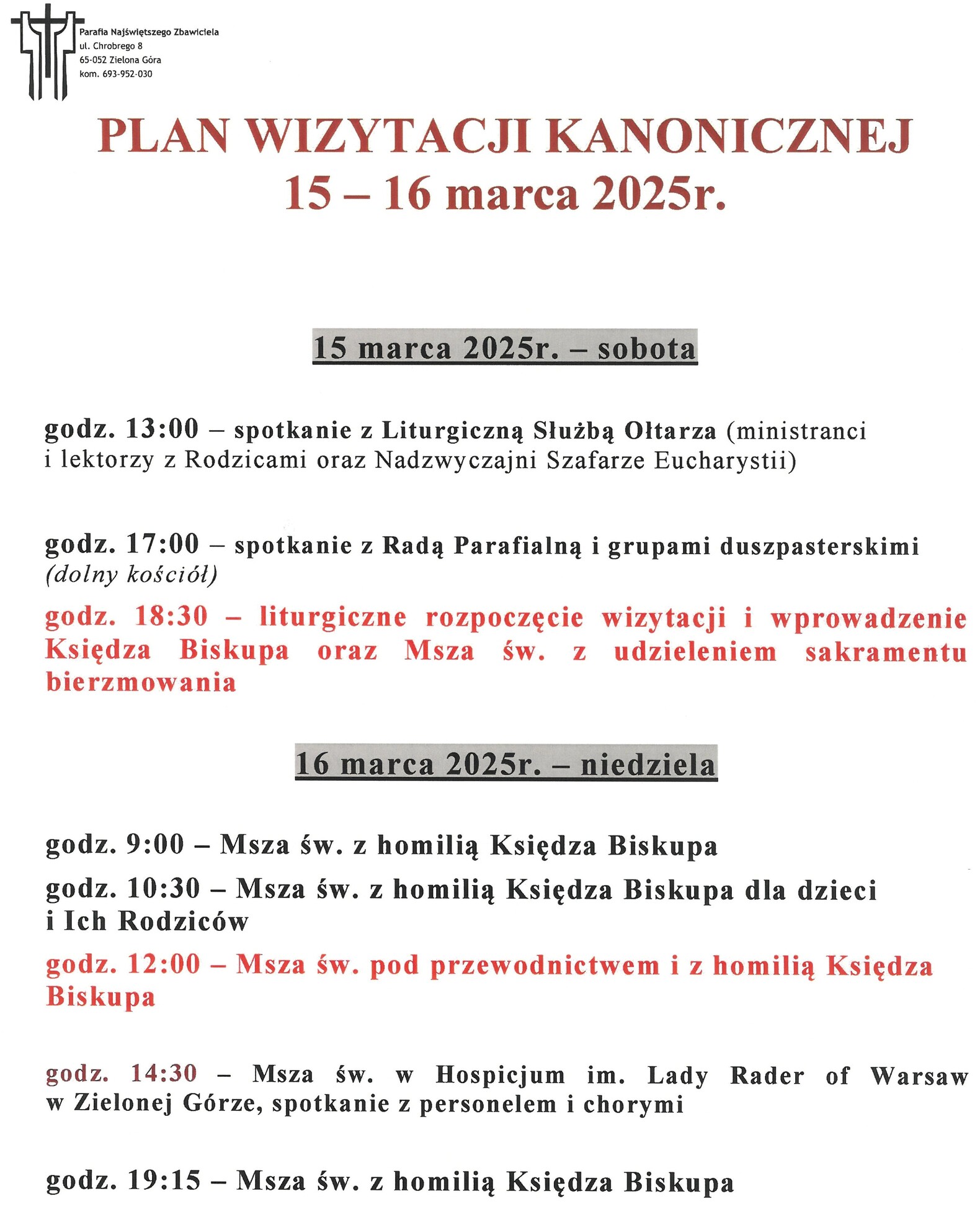 Plan wizytacji kanonicznej 2025 1