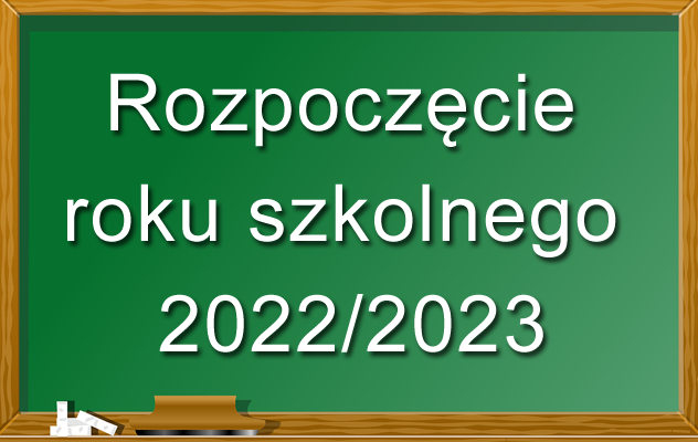 Rozpoczęcie roku szkolnego grafika
