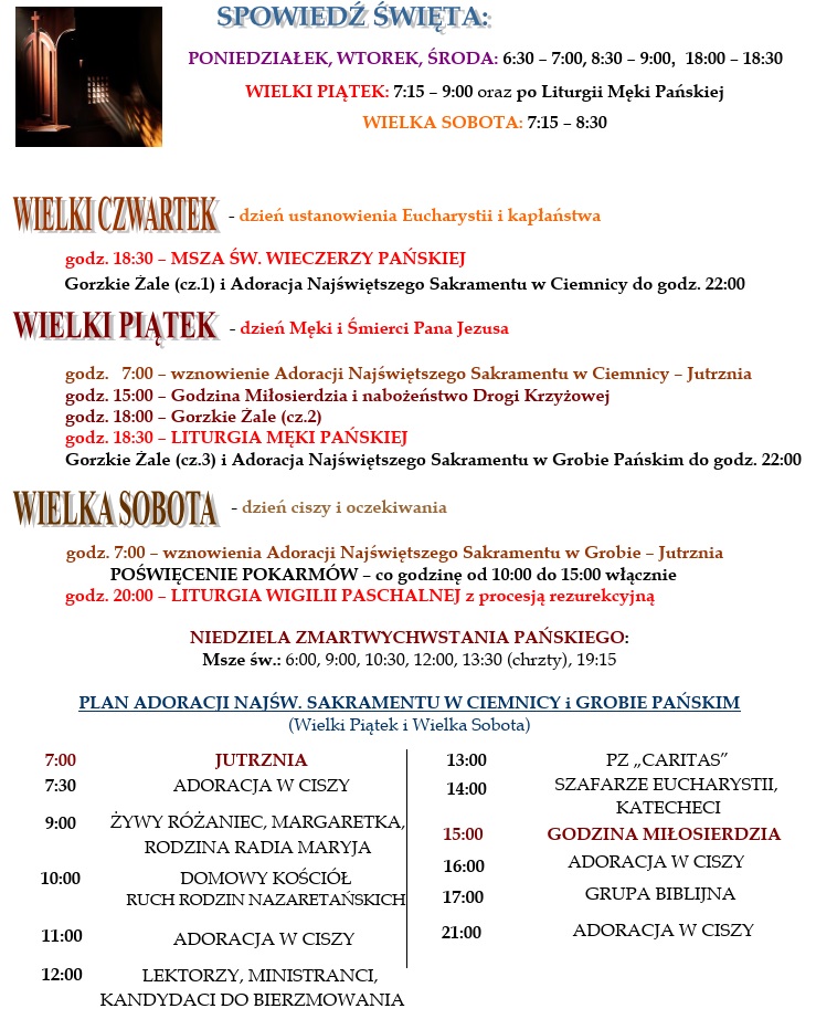 TRIDUUM PASCHALNE 2025 