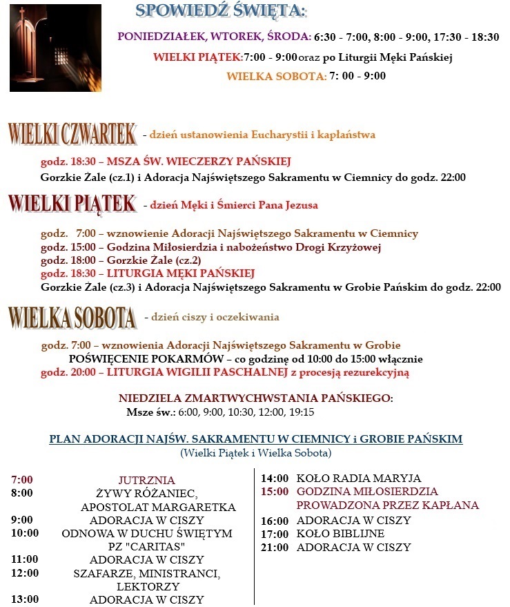 TRIDUUM PASCHALNE 2026 nowy