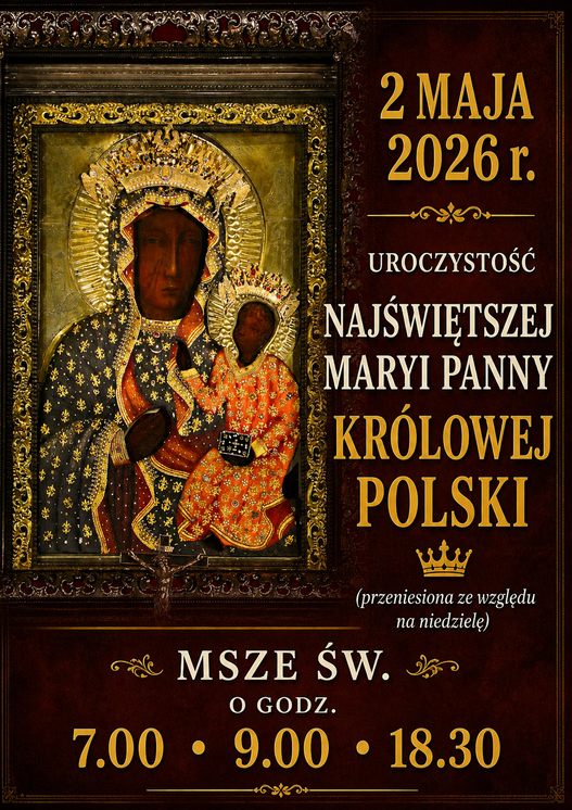 Uroczystość NMP Królowej Polski ciemna 50