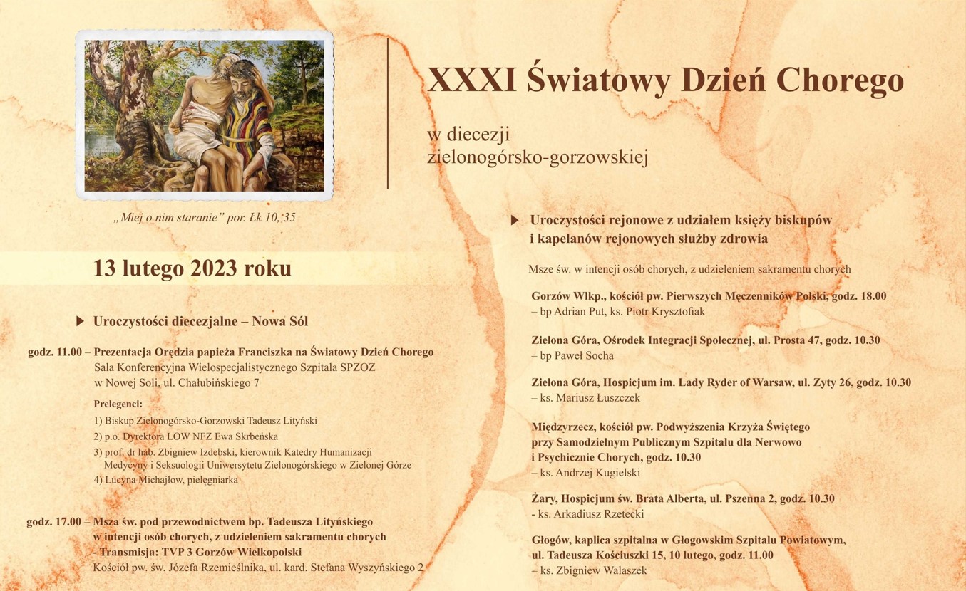 XXXI światowy dzień chorego